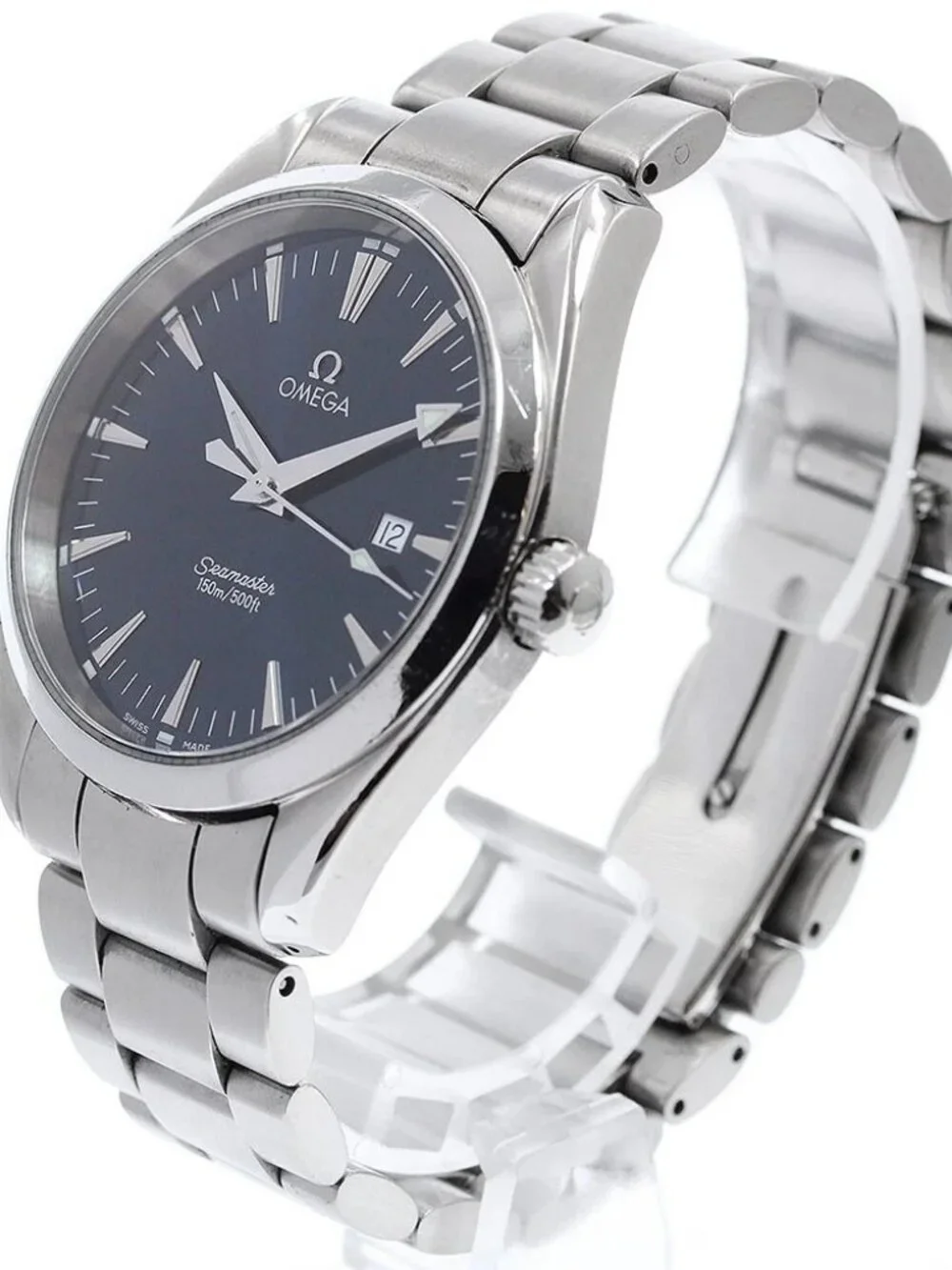 OMEGA Seamaster Aqua Terra 2517.80 Date Navy Dial Quartz Men's Watch_960584Brand
